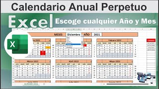 Calendario Anual Perpetuo en Excel