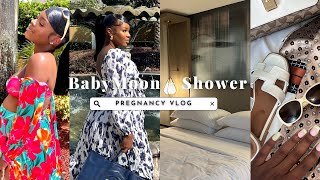 COME WITH ME To My BABY SHOWER + BABY MOON! 👶🏾 | Prenatal Massage, Doctor’s Visit, + More! #Vlog