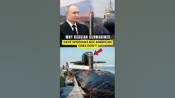Why Russian Submarines Have Windows But American Ones Don’t? 🤔 #shorts #military #warzone