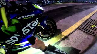 20150617 06' CBR600RR Movistar #98 Exhaust Heating
