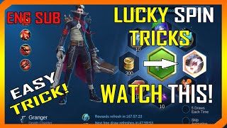 LUCKY SPIN TRICKS ( GRANGER ) HERO | MLBB