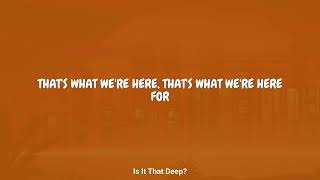 Cat Burns - Is It That Deep? (Lyrics)