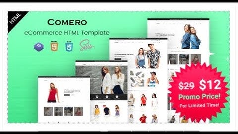 Comero - eCommerce HTML Template | Themeforest Templates