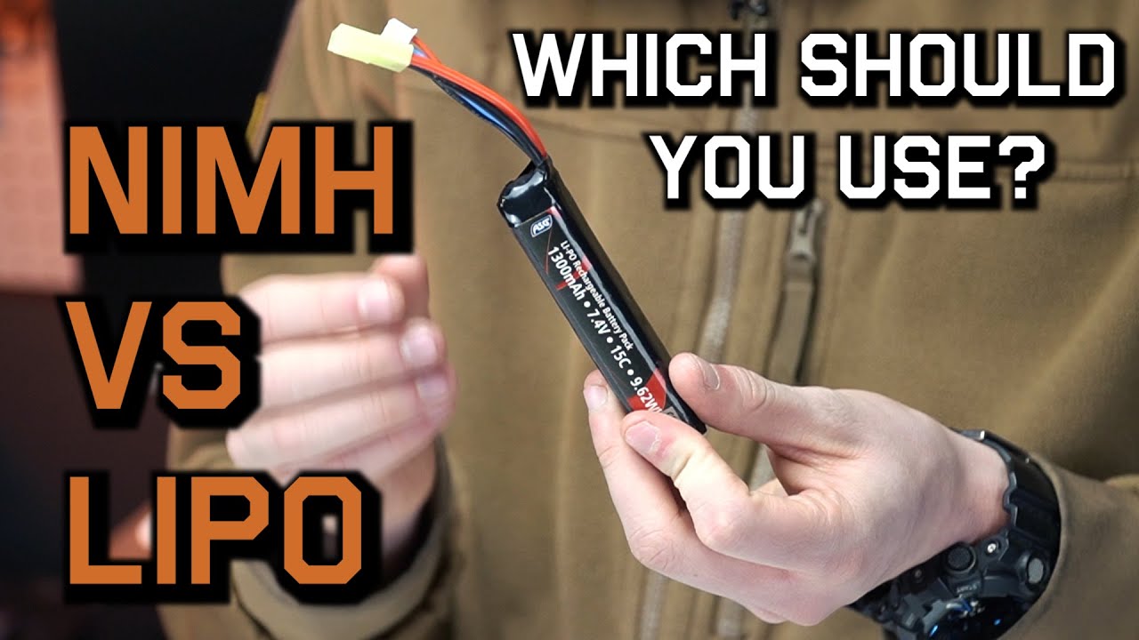 Beginner Breakdown Nimh And Lipo Batteries Fox Airsoft YouTube