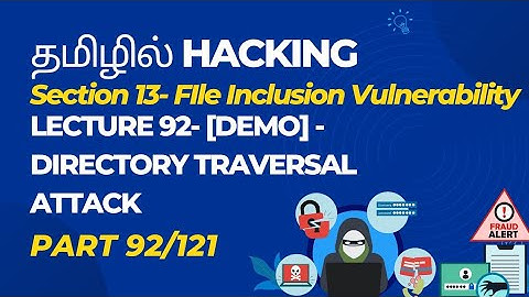 Lecture 92- [Demo] - Directory Traversal Attack