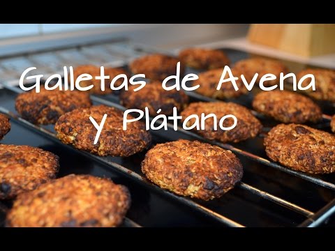 Video: Galletas De Avena Y Plátano