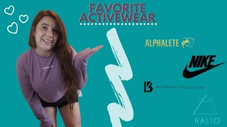MY FAVORITE ACTIVEWEAR! (TRY ON) - ALPHALETE | BUFFBUNNY COLLECTION | NIKE | HALIO LA