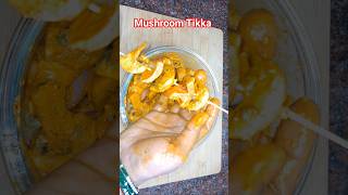 Restaurant Style Mushroom Tikka 🔥 | Easy Veg Starter #food #recipe #cooking #highlights #easyrecipe