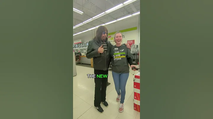 Ace Frehley - Shopping For A New Printer at @staples  #acefrehley