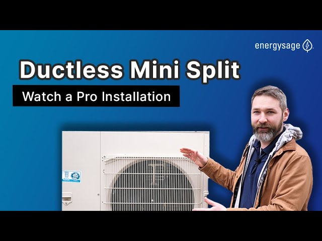 Mini Split Installation — Watch The Pros Install a Ductless Cold-Climate Heat  Pump - YouTube