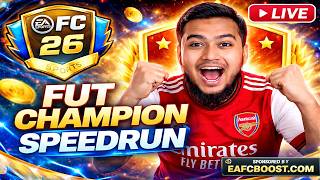 FUT Champions Speedrun LIVE! ⚡ EA FC 26 4312 Tactic Gameplay | EAFCBOOST.COM