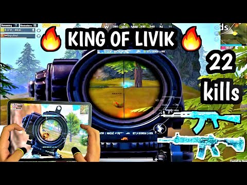 KING OF LIVIK IS BACK 🔥 22 KILLS IN LIVIK | IPAD PRO M2 CHIP 2022 | PUBG MOBILE