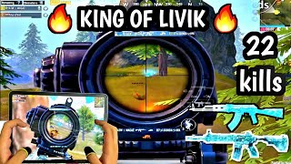 KING OF LIVIK IS BACK 🔥 22 KILLS IN LIVIK | IPAD PRO M2 CHIP 2022 | PUBG MOBILE