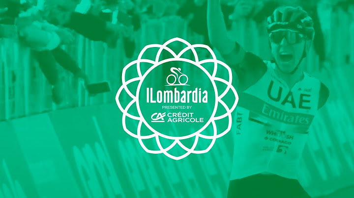 Il Lombardia 2023 presented by Crédit Agricole | Tadej Pogacar in the legend