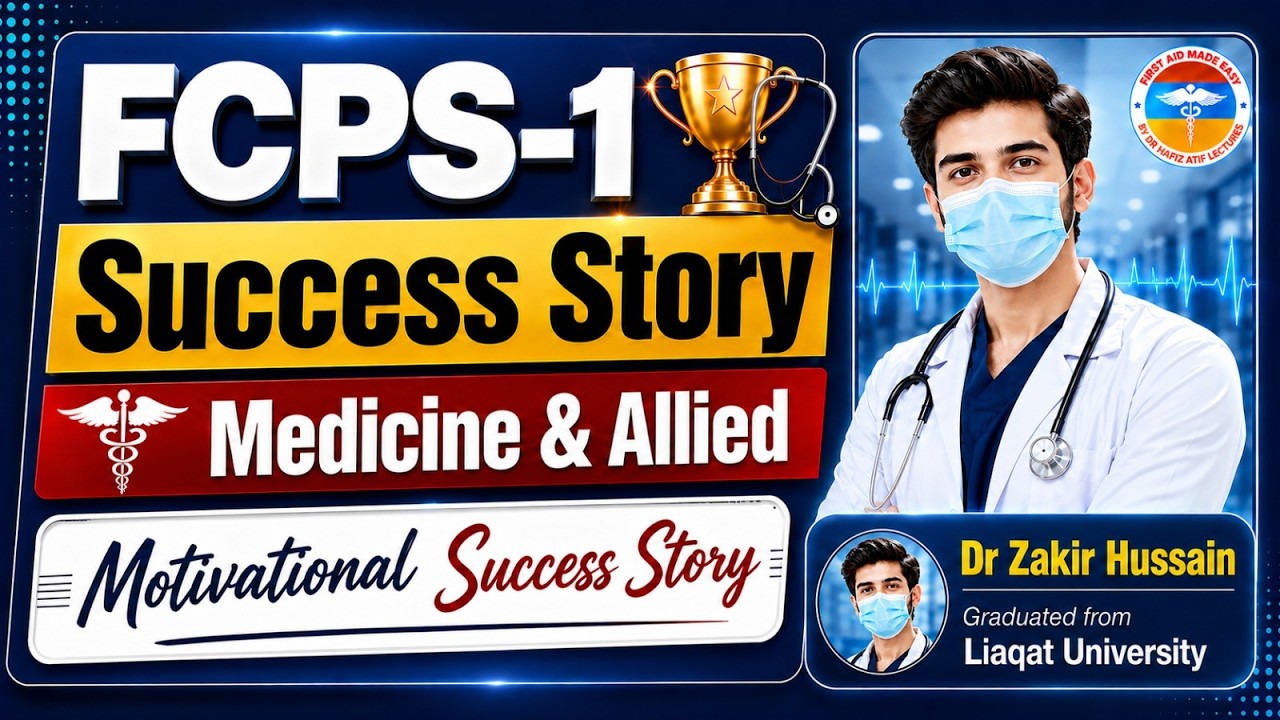 🏆 FCPS-1 SUCCESS STORY | Dr. Zakir Hussain | Medicine & Allied | FAME PLATFORM | Dr Hafiz Atif
