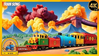 🚂 All Aboard the Joyful Express: A Colorful Train Poem Adventure for Kids! 🌈📚