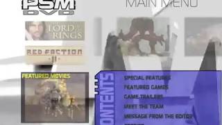 PSM intro and menu - PSM DVD - December 2002