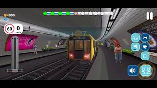 Subway train Simulator game U5 Metro AUTO DRIVE(PARIS METRO LINE 1) screenshot 5