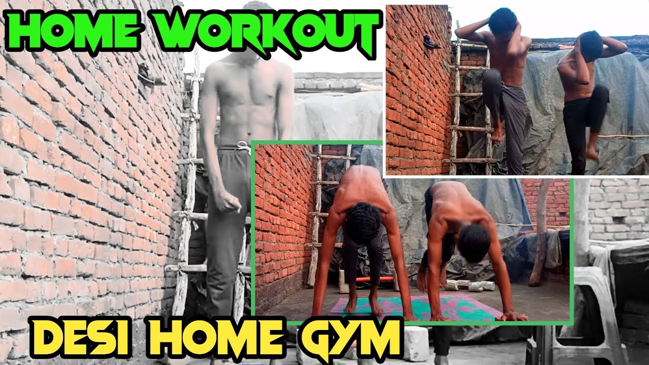 Home desi gym workout challenge complete #workout - YouTube