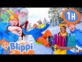 Blippi and Meekah&#39;s Holiday Song Marathon! 1 Hour Nonstop Winter Christmas Hanukkah Songs