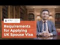 Requirements for Applying UK Spouse Visa