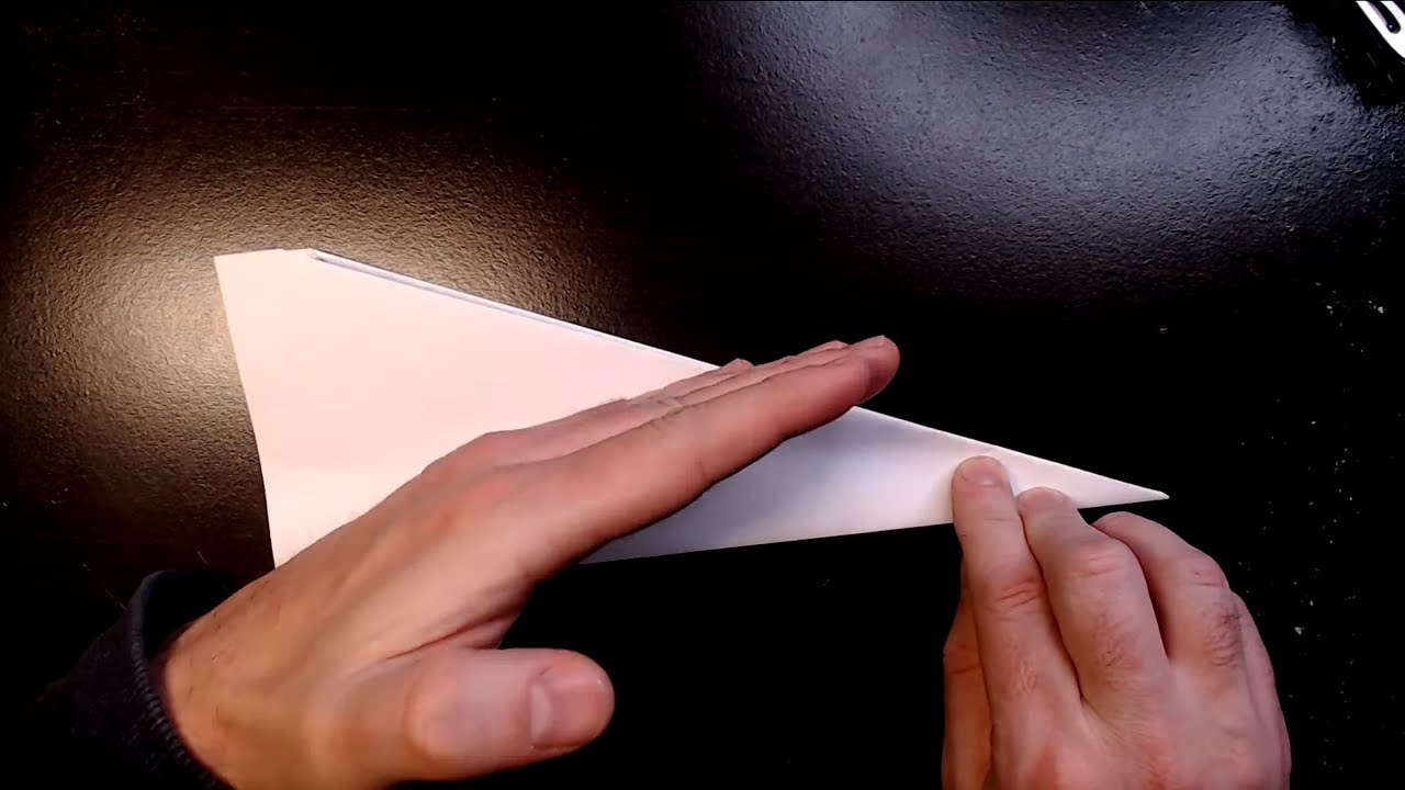 Folding a Paper Airplane / Aeroplane for ASMR