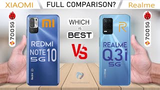 Redmi Note 10 vs Realme Q3i Full Comparison Dimensity 700 5G | Which is Best?