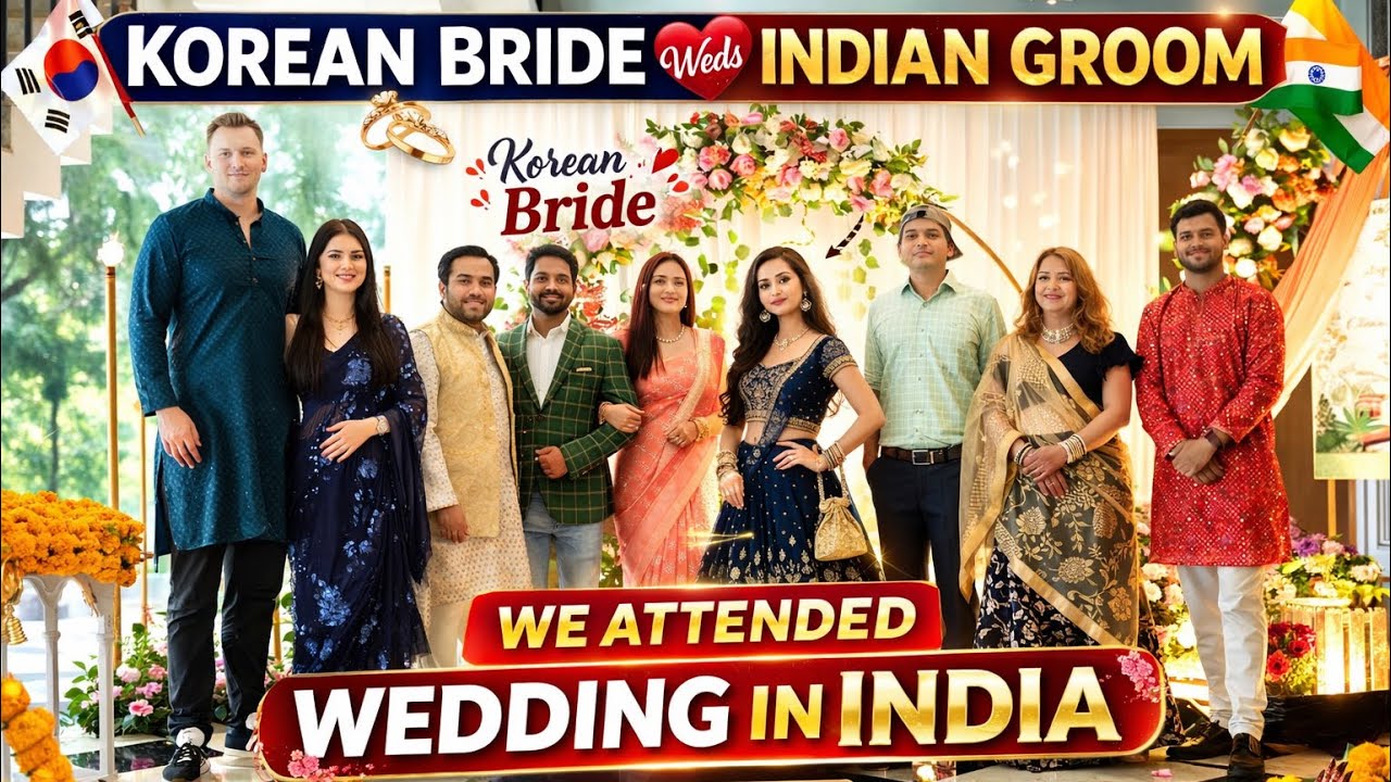 Indian ❤️ Korean Wedding in India | How They Got Married!  #indiankorean  #korea #india #wedding