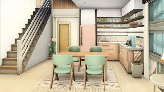 Cute Pastel Apartment | SIMS 4 Stop Motion Build | No CC