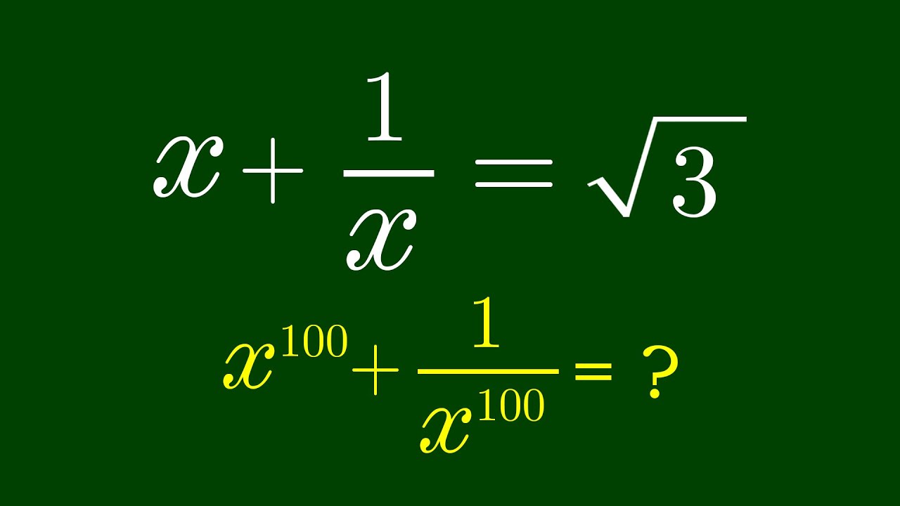 A Nice Algebra Problem | Math Olympiad | Can you solve this?