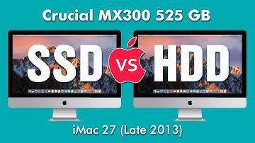 SSD vs HDD - Real Life Test | iMac 27" (Late 2013) | Crucial MX300