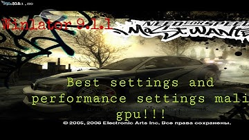 PC GAMES ON MOBILE!!!Winlator emulator PC,gameplay NFS Most Wanted