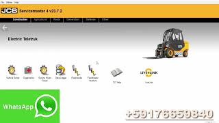 JCB ServiceMaster v22.8.1 Diagnostic Tool screenshot 5