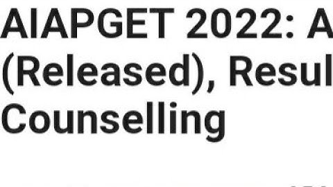 AIAPGET 2022 RESULT RELEASED DATE OFFICIAL CONFIRMED, LATEST NEWS AIAPGET RESULT, CUTOFF RELEASED