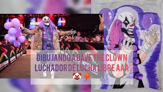 Dibujando A Dave The Clown Luchador De Lucha Libre Aaa