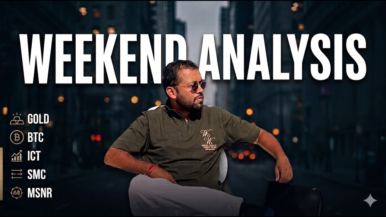 WEEKEND ANALYSIS  STREAM | GOLD & BITCOIN | NY SESSION | OCT 24| CURIOUSCHARTIST369 |
