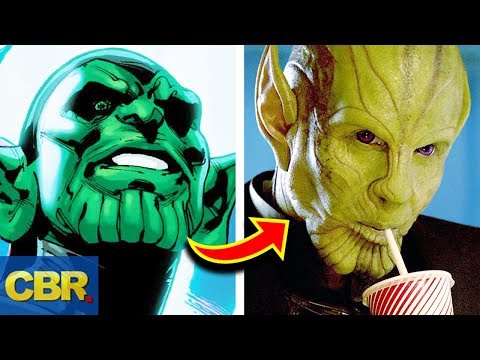 This Is How The Skrulls In Captain Marvel Are Different From The Comics