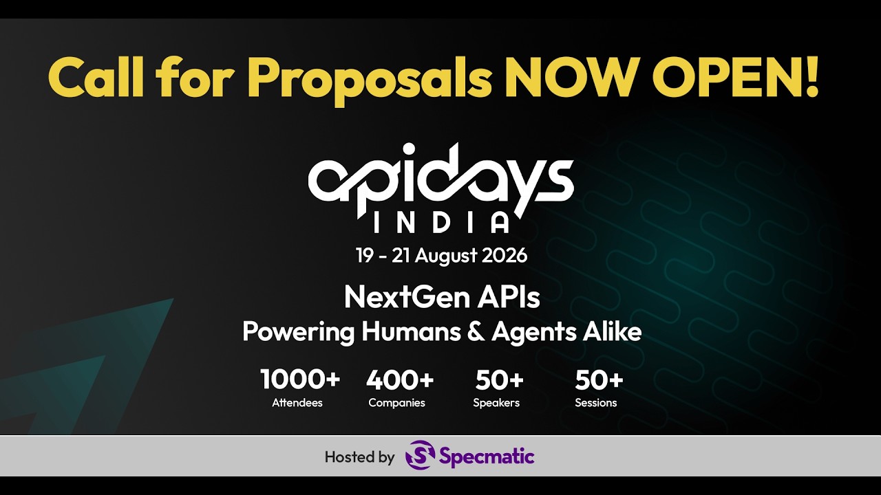 Thumbnail for Apidays India 2026  - Call for Proposals Now Open