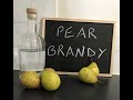 turning pear wine into brandy