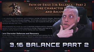 [PATH OF EXILE | 3.16] – CORE CHARACTER DEFENCES AND RECOVERY – POE BALANCE PART 2