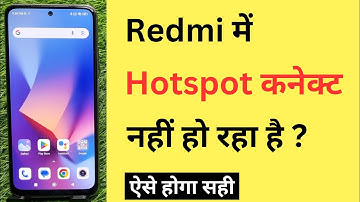 Redmi Me Hotspot Connect Nahi Ho Raha Hai | How To Fix Hotspot Not Connecting To Redmi