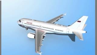 Falcon3D A319 Poccnr Rossiya 3D Model From Cgtrader