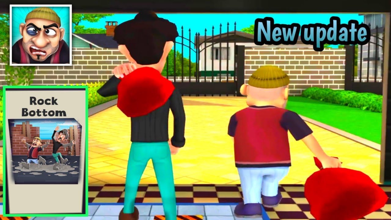 Scary robber - rock bottom | Scary robber ending...