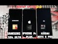 Samsung vs apple vs xiaomi bootup test🤔