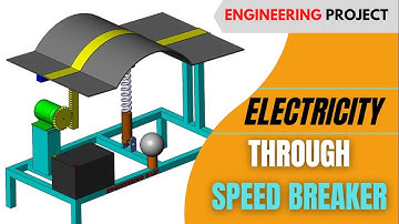 Electricity Power Generation through Speed Breaker|Speed Breaker Power Generation|Mechanical Project