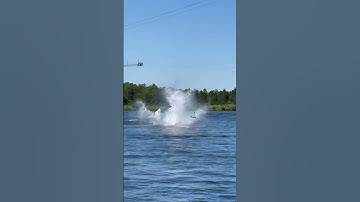 Finally landed this wakeboard trick #extremesports #gopro #wakeboard #wakeboarding #shorts #jump