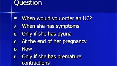 Asymptomatic Bacteriuria - Ana Velez, MD