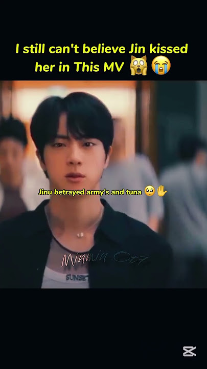 Jin kissed her in this mv 😭🙂 #bts #kpop #vrialreels #fypage #btsarmy #ytshorts #trending