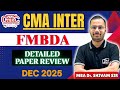 CMA INTER FINANCIAL MANAGEMENT PAPER REVIEW | CMA INTER FM DEC 25 PAPER MCQ ANSWER