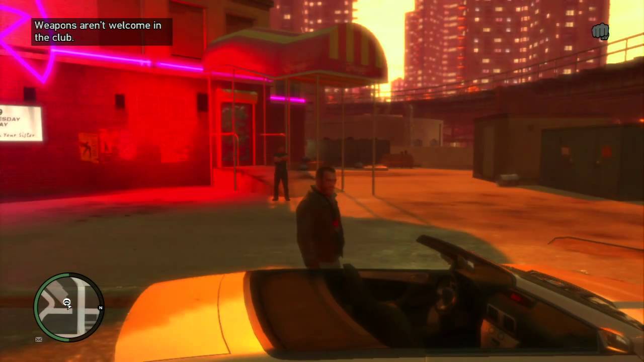 Grand Theft Auto 4 Ps3 Random Gameplay Strip Club With Little